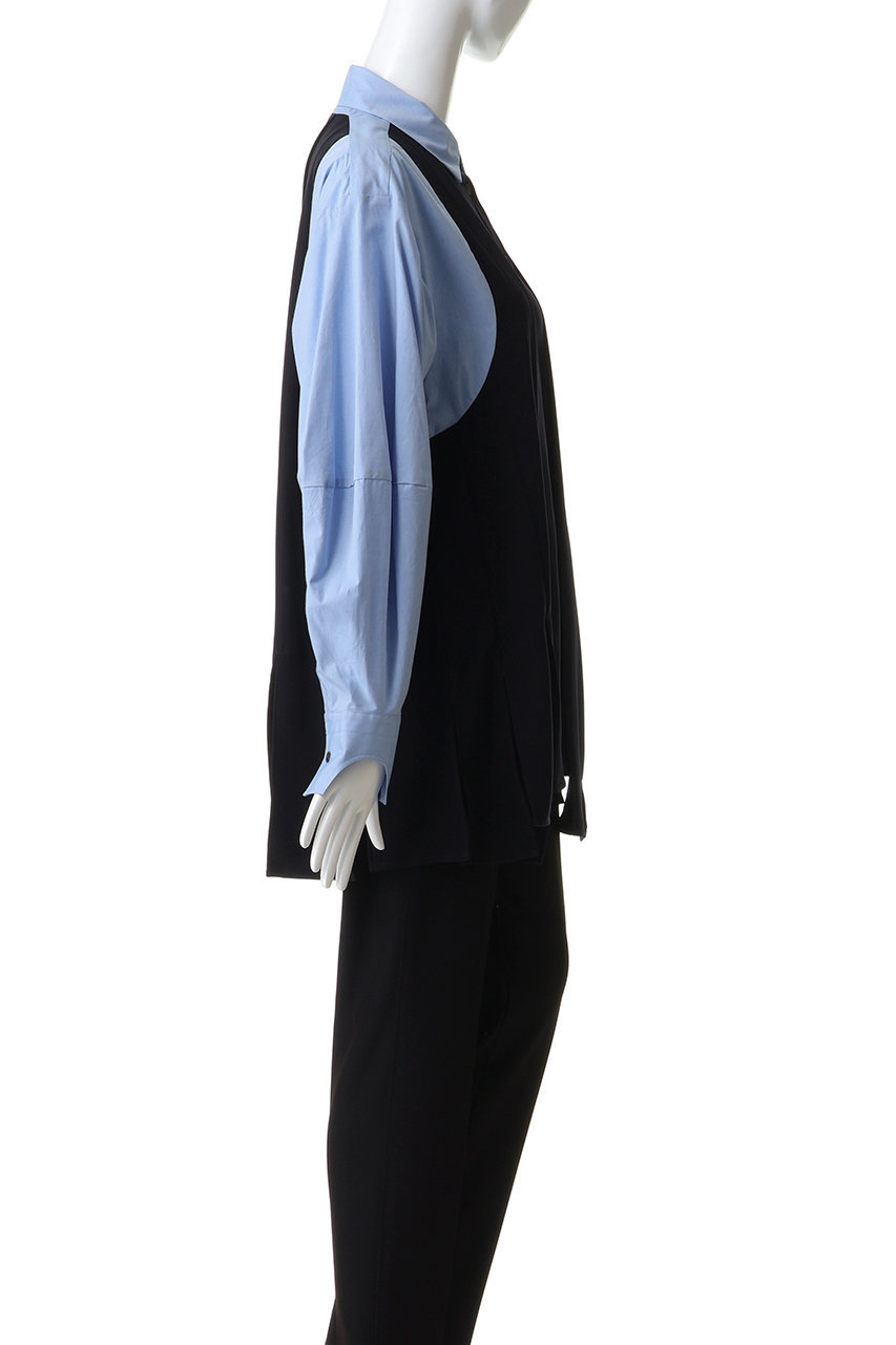 ENFOLD(エンフォルド)｜PANEL-HEM PULLOVER/ブラック の通販｜ELLESHOP