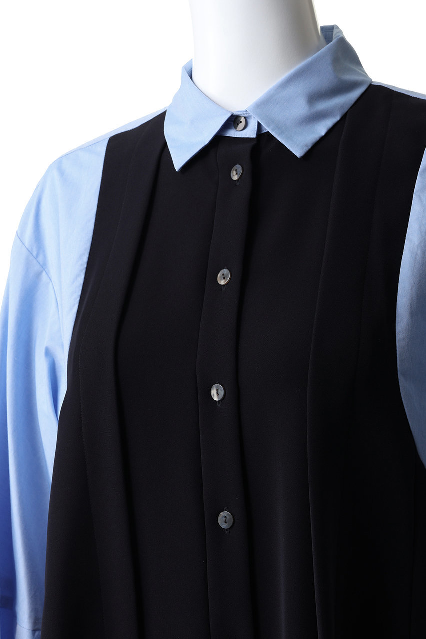 ENFOLD(エンフォルド)｜PANEL-HEM PULLOVER/ブラック の通販｜ELLESHOP