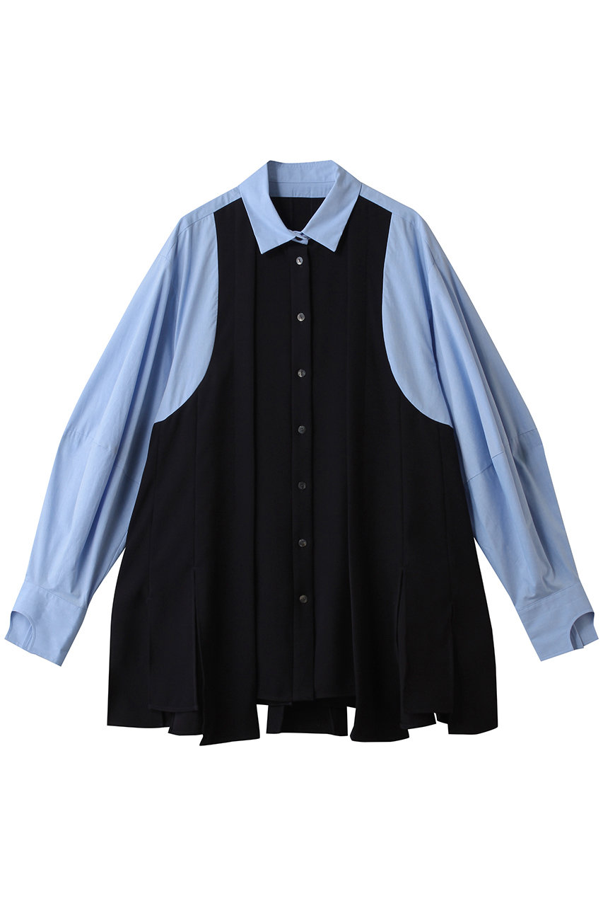 【新品未使用】ENFOLD MEMORY-HEM PULLOVER プルオーバー ENFOLD(エンフォルド)｜PANEL-HEM PULLOVER/ダークネイビー の通販