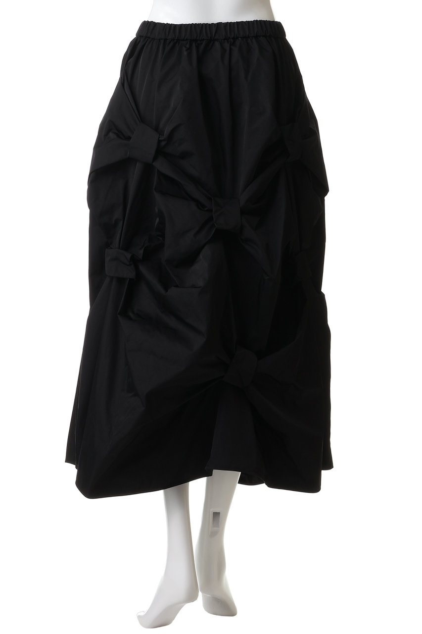 ENFOLD タックデフォルメスカート ENFOLD(エンフォルド)｜TACK VOLUME SKIRT/ブラック の通販｜ELLESHOP