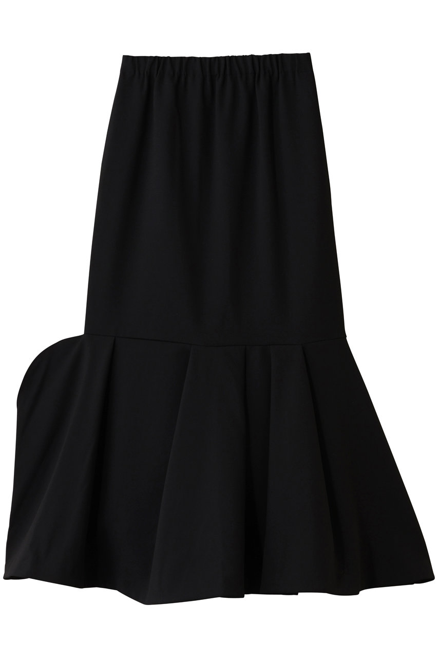 ENFOLD(エンフォルド)｜KEY-HOLE SKIRT/ブラック の通販｜ELLESHOP