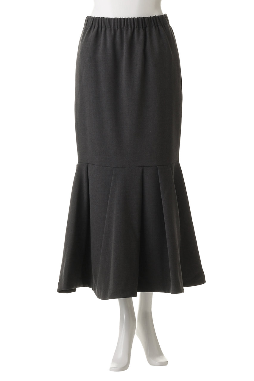 ENFOLD(エンフォルド)｜KEY-HOLE SKIRT/ブラック の通販｜ELLESHOP