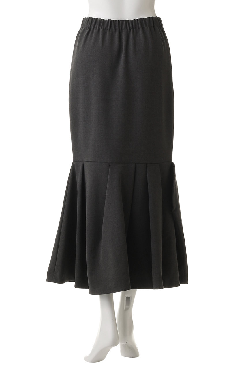 ENFOLD(エンフォルド)｜KEY-HOLE SKIRT/ブラック の通販｜ELLESHOP