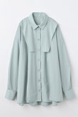 エンフォルド　CHAIR SHIRT ライトグレー ENFOLD(エンフォルド)｜CHAIR SHIRT/ホワイト の通販｜ELLESHOP・(エル