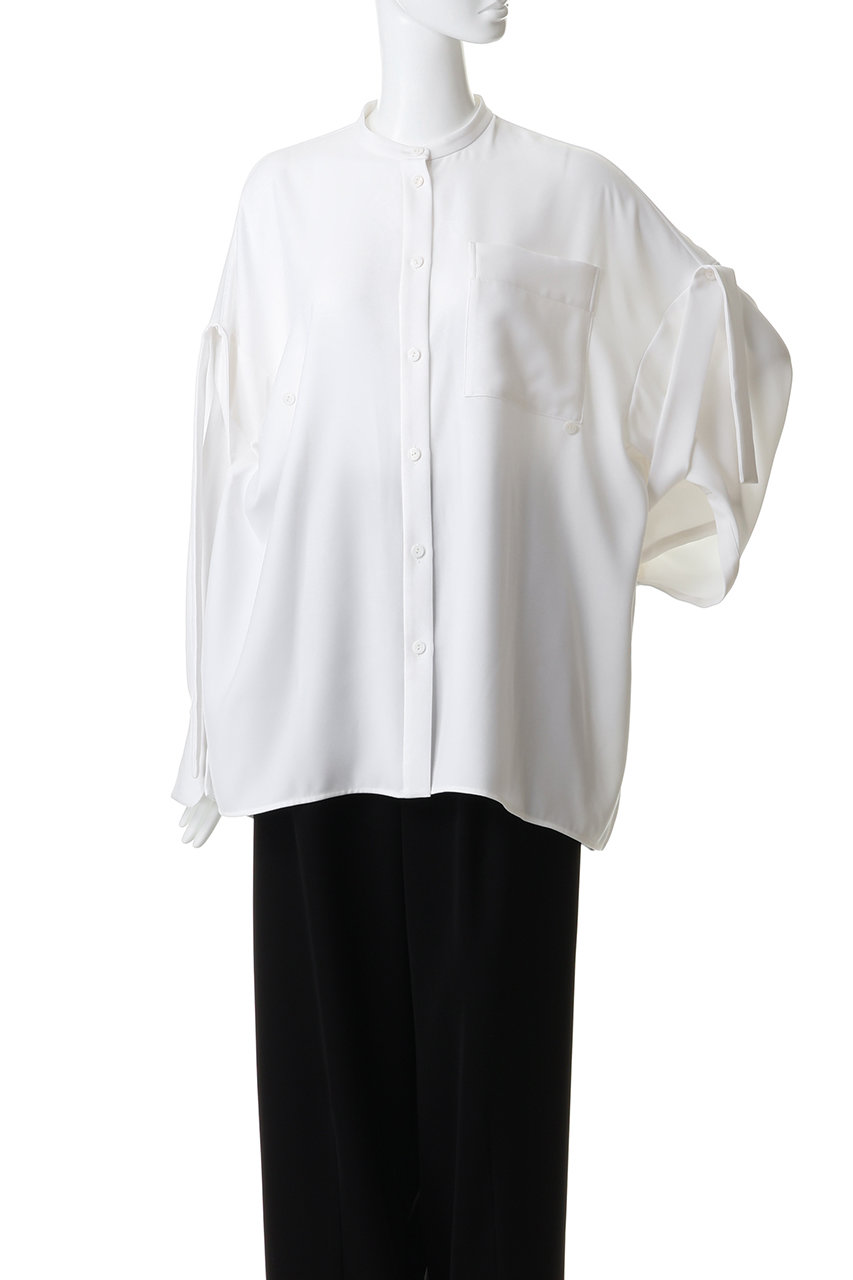 ENFOLD(エンフォルド)｜MANY-STYLE OVER SHIRT/ホワイト の通販