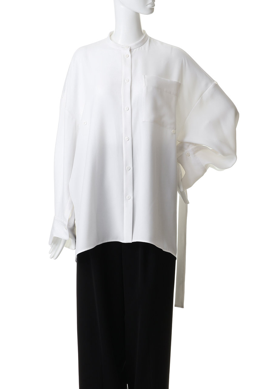 ENFOLD(エンフォルド)｜MANY-STYLE OVER SHIRT/ホワイト の通販