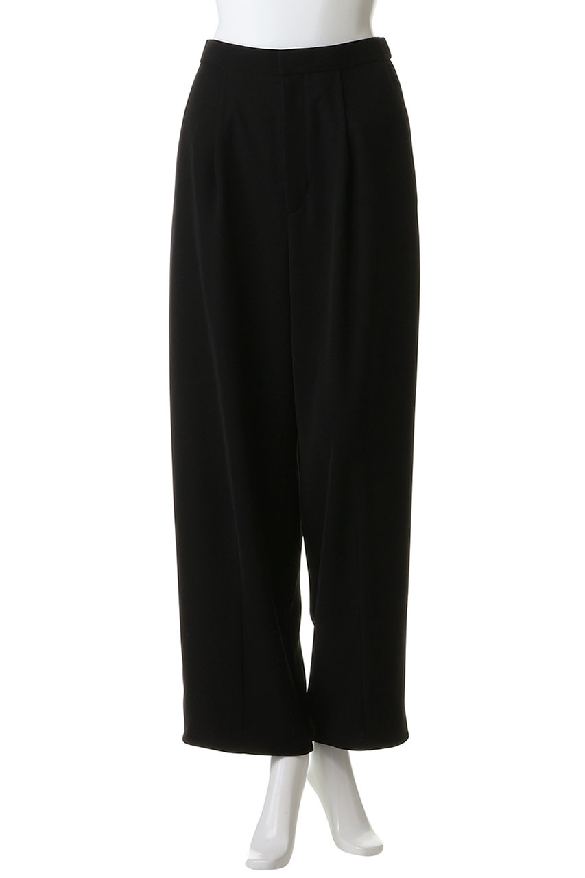 ENFOLD(エンフォルド)｜FORM TROUSER/ブラック の通販｜ELLESHOP