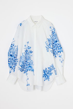 エンフォルド/ENFOLDのCIRCLE DORAPE SHIRT(110400/110403)