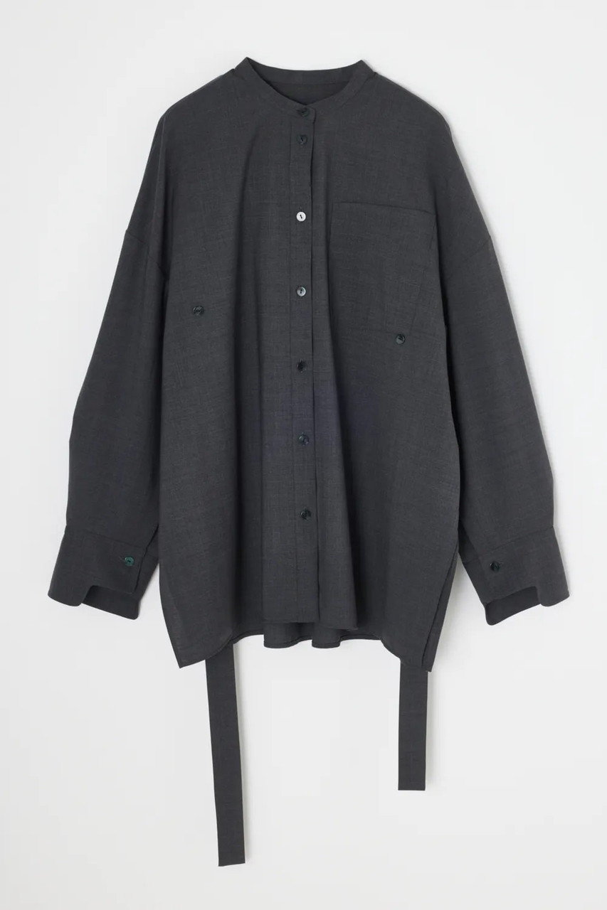 エンフォルド/ENFOLDのMANY-STYLE OVER SHIRT(チャコールグレー/300JS430-2691)