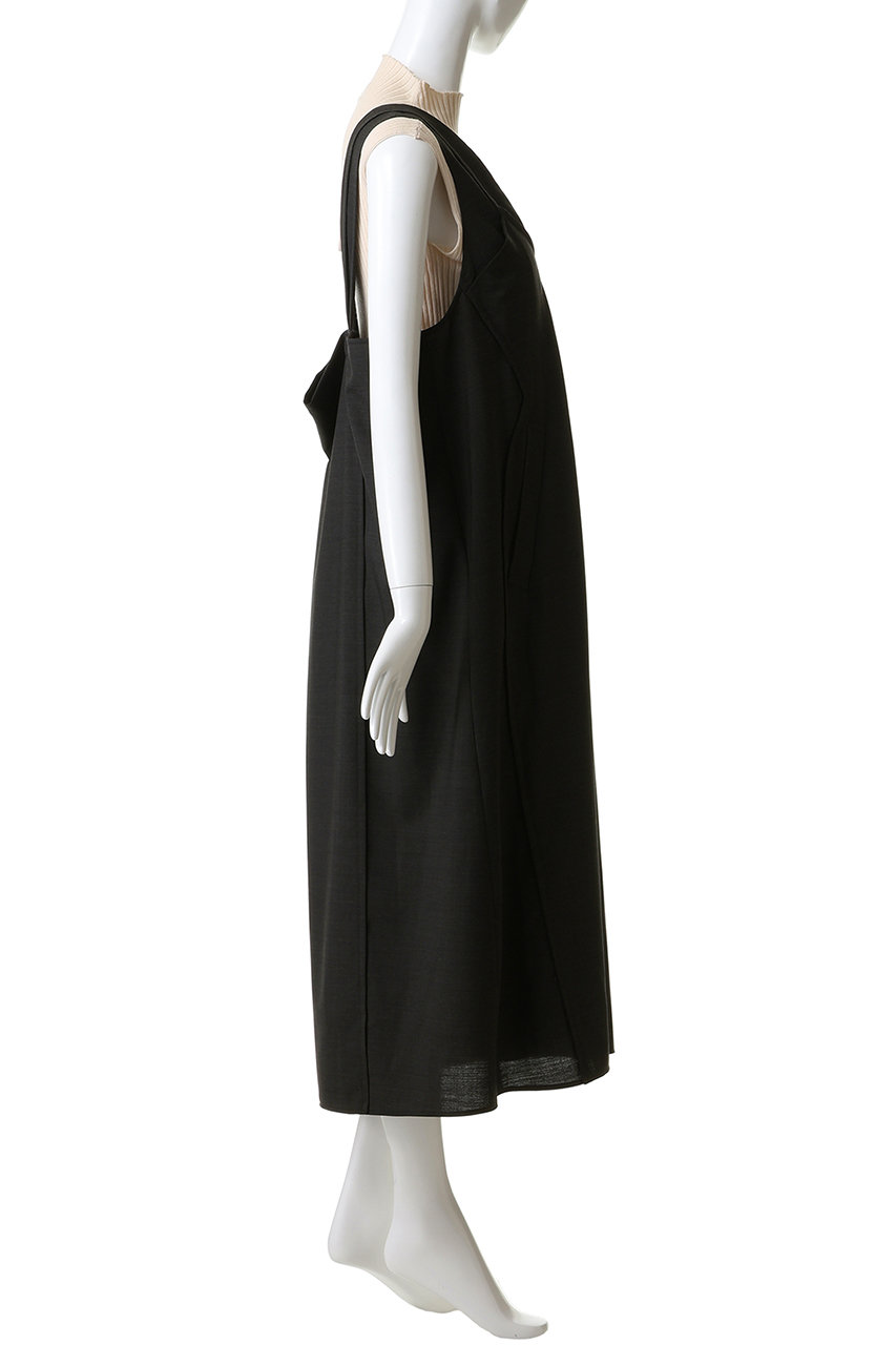 ENFOLD(エンフォルド)｜LAYERED-LIKE JUMPER SKIRT/ダークネイビー の