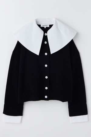 エンフォルド/ENFOLDのCLASSICAL COLLAR CARDIGAN(110300/110303)