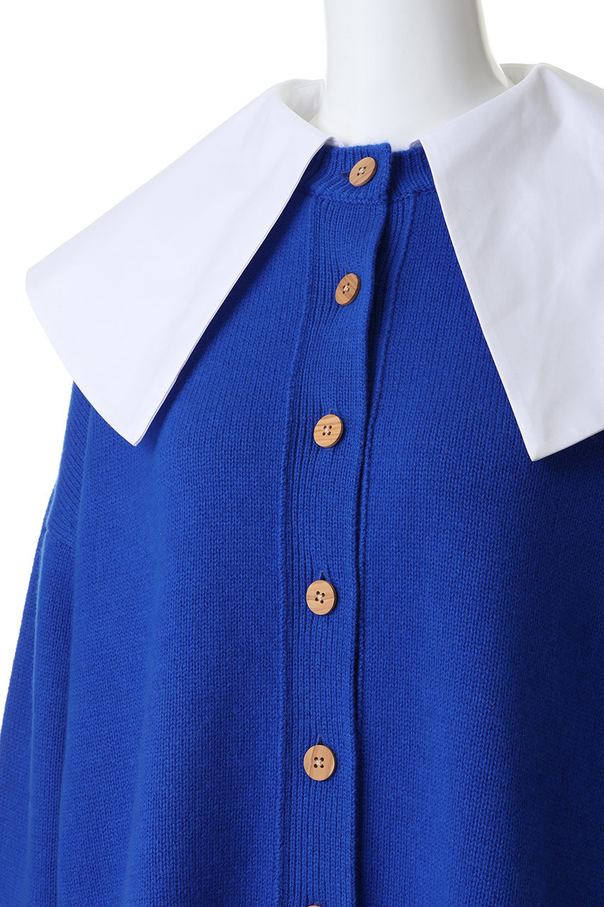 ENFOLD(エンフォルド)｜CLASSICAL COLLAR CARDIGAN/ブラック の通販