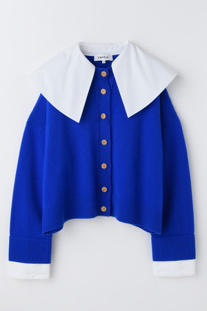 エンフォルド/ENFOLDのCLASSICAL COLLAR CARDIGAN(110300/110303)