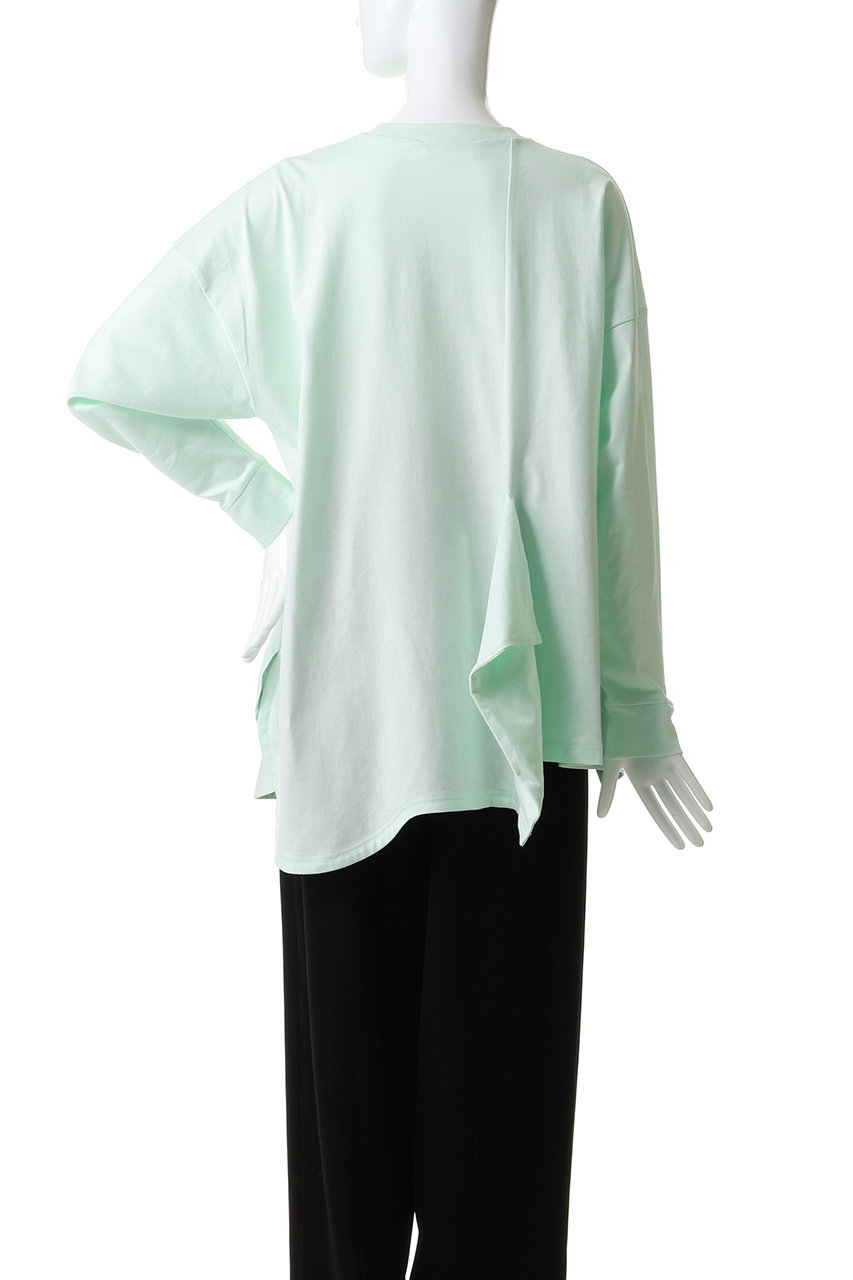 美品✨ENFOLD ＤＥＦＯＲＭ－ＭＯＴＩＦ ＬＯＮＧ－ＳＬＥＥＶＥＳ Ｔ 白 ENFOLD(エンフォルド)｜BALL DRAPE LONG SLEEVE T SHIRT シャツ