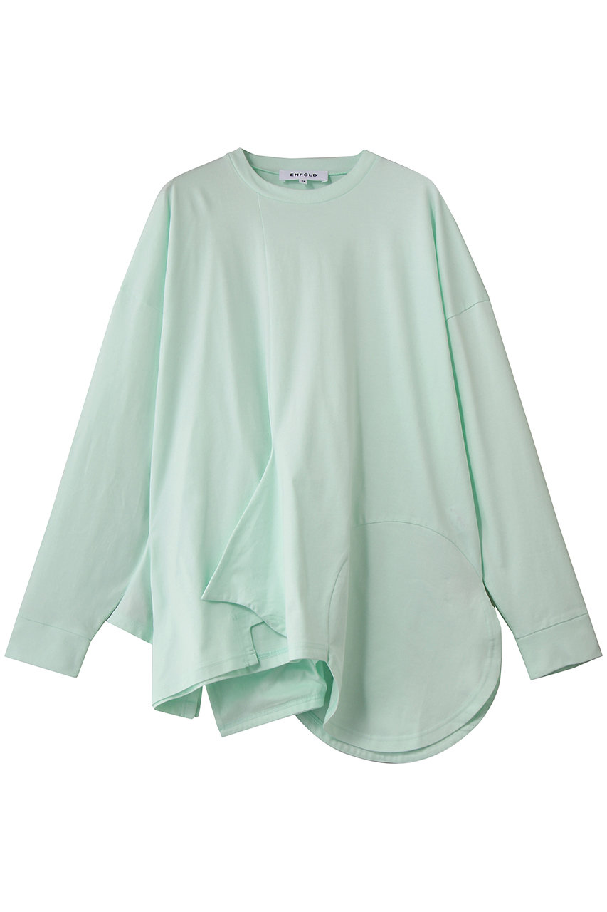 エンフォルド/ENFOLDのPLATE LONG-SLEEVE T-SHIRT(ミント/300JS280-0231)
