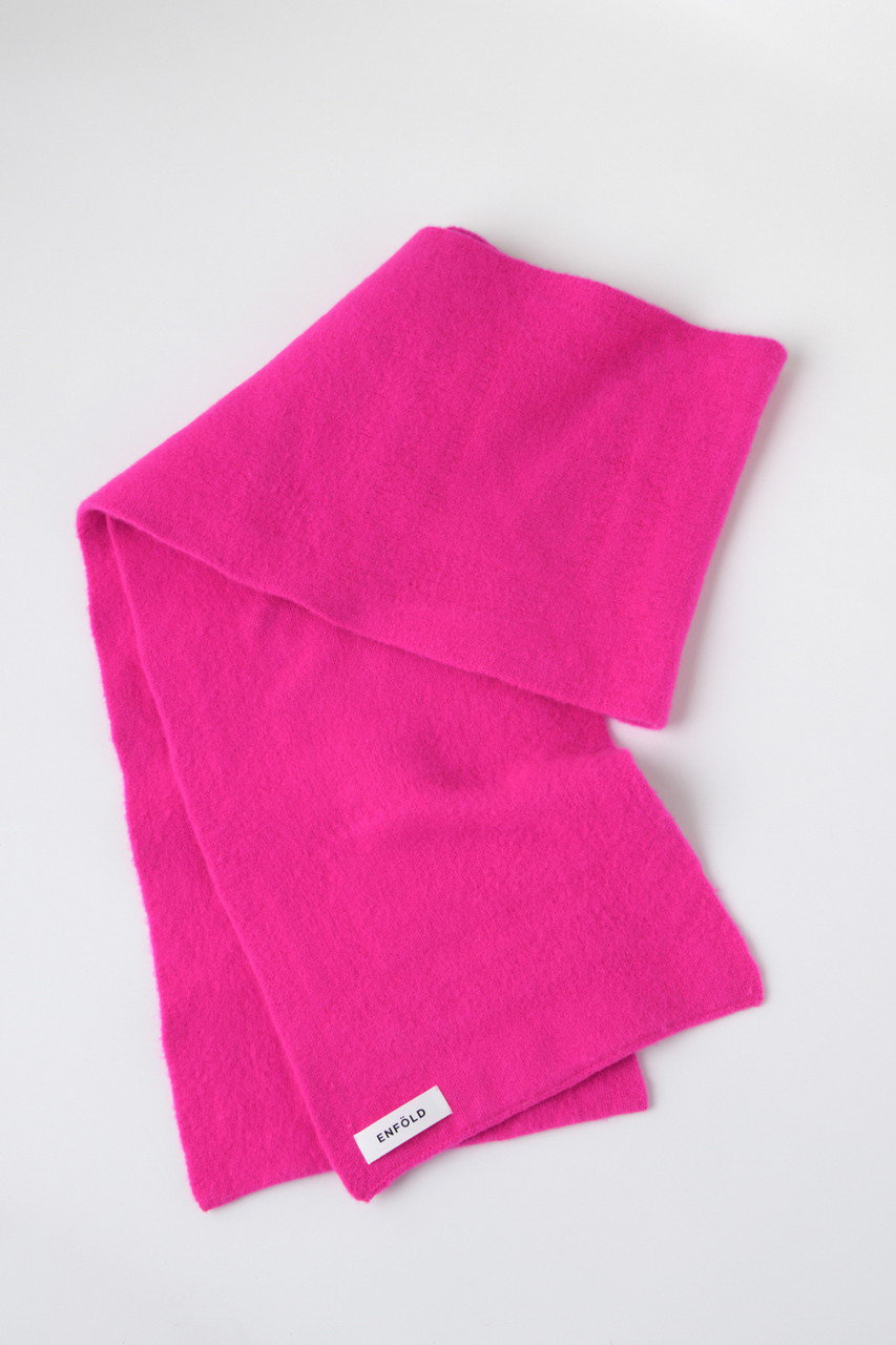 ENFOLD(エンフォルド)｜MUFFLER/ピンク の通販｜ELLESHOP・(エル