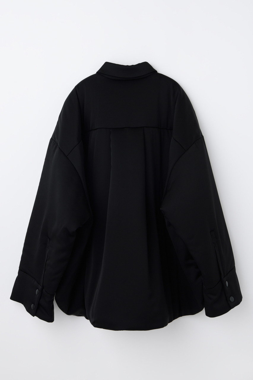 ENFOLD エンフォルド ブラック オーバーサイズジャケット ENFOLD(エンフォルド)｜【12/17 12:00販売開始】PADDING BIG SHIRT
