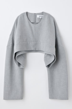 エンフォルド/ENFOLDの【12/17 12:00販売開始】CROPPED PULLOVER(110400/110403)