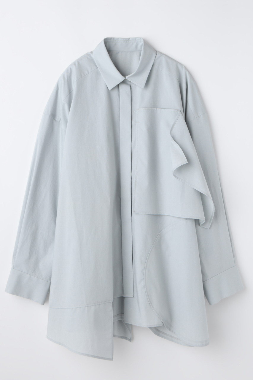 エンフォルド/ENFOLDの【12/17 12:00販売開始】PLATE SHIRT(グレー/300JS230-0041)