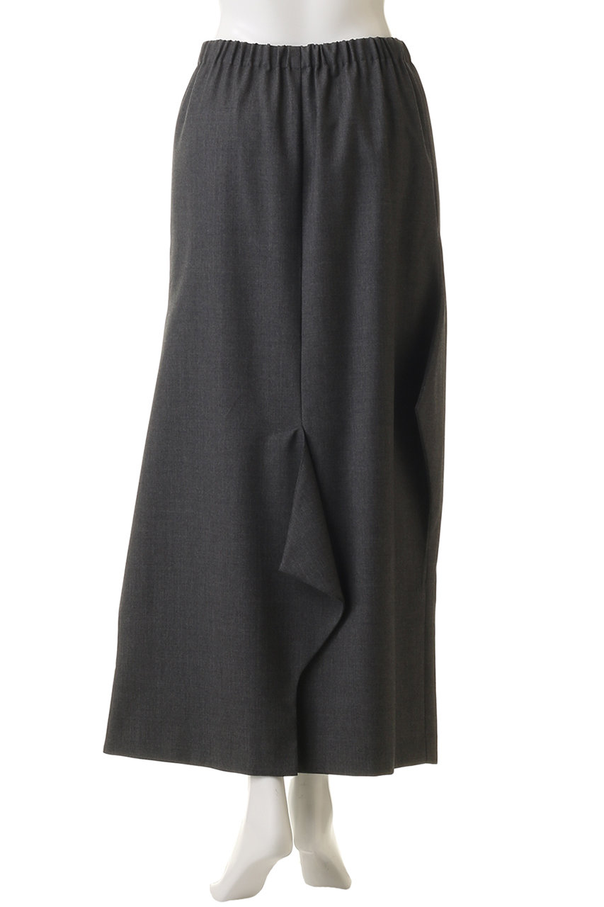 ENFOLD(エンフォルド)｜ZIGZAG SKIRT/チャコールグレー の通販