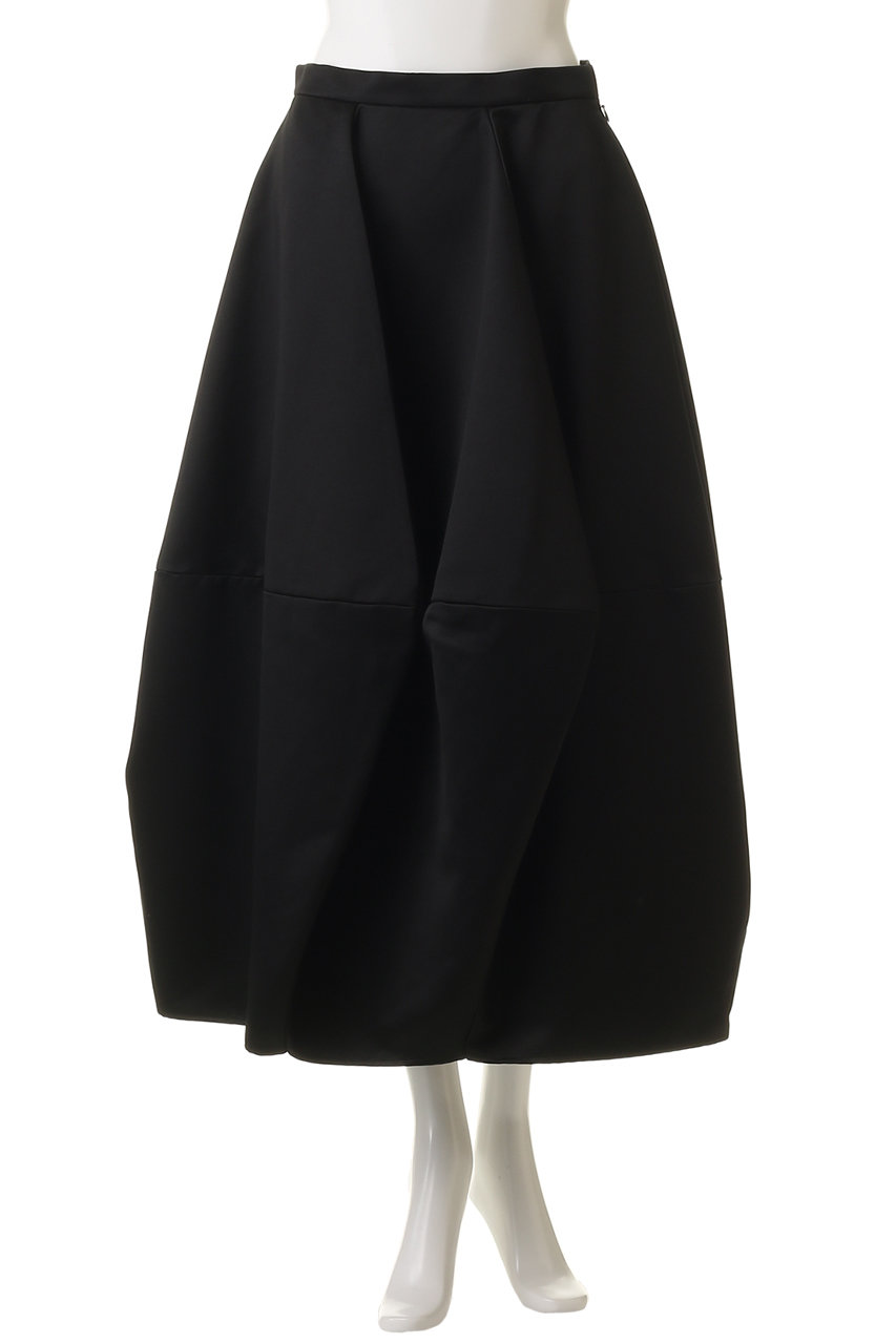 ENFOLD(エンフォルド)｜PYRAMID SKIRT/ブラック の通販｜ELLESHOP