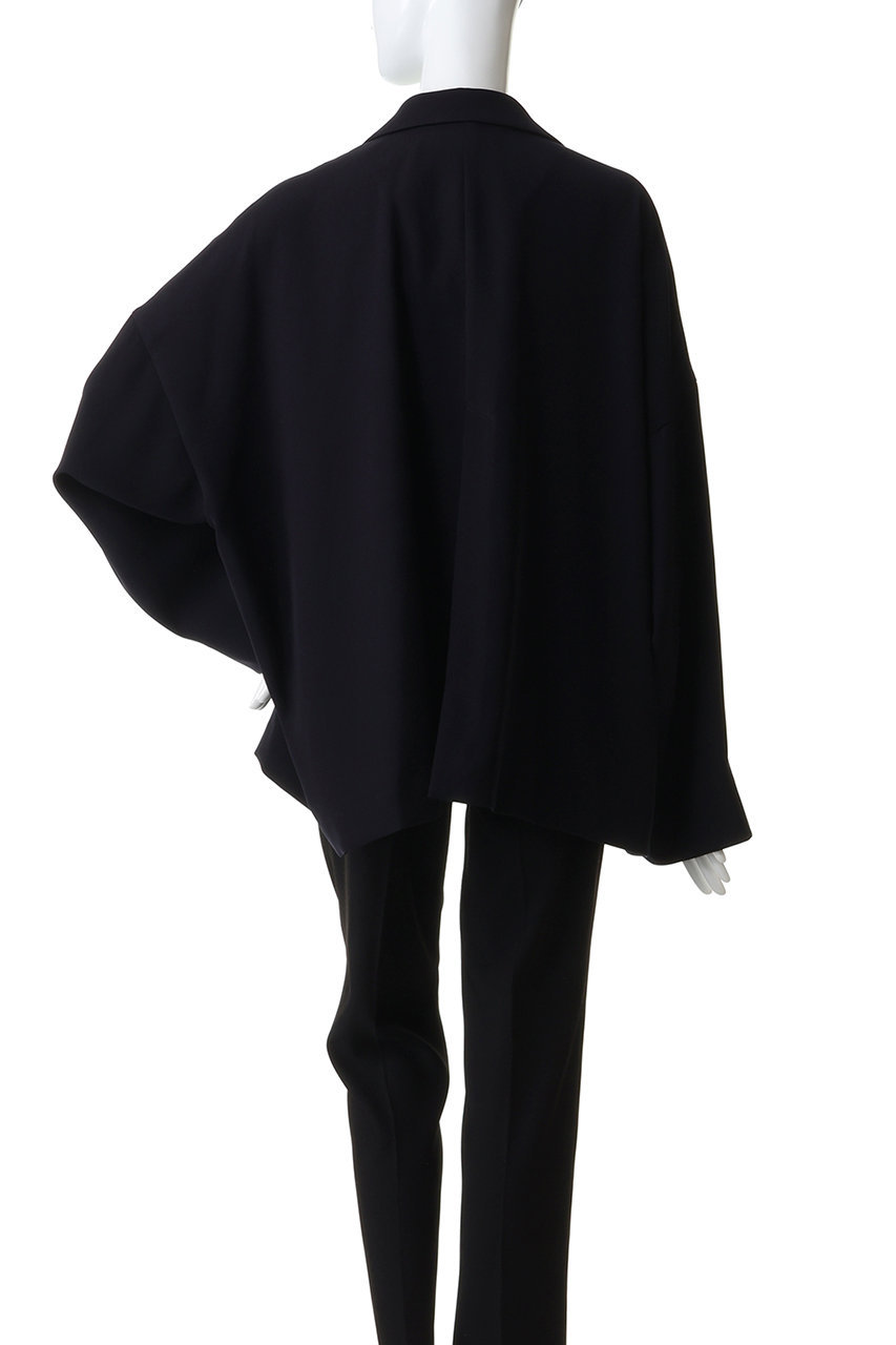 ENFOLD(エンフォルド)｜WIDE BOX TAILORED-JACKET/ブラック の通販