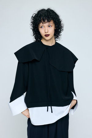 エンフォルド/ENFOLDの【1/2 12:00販売開始】DOUBLE CUFFS BOX PULLOVER(110400/110403)