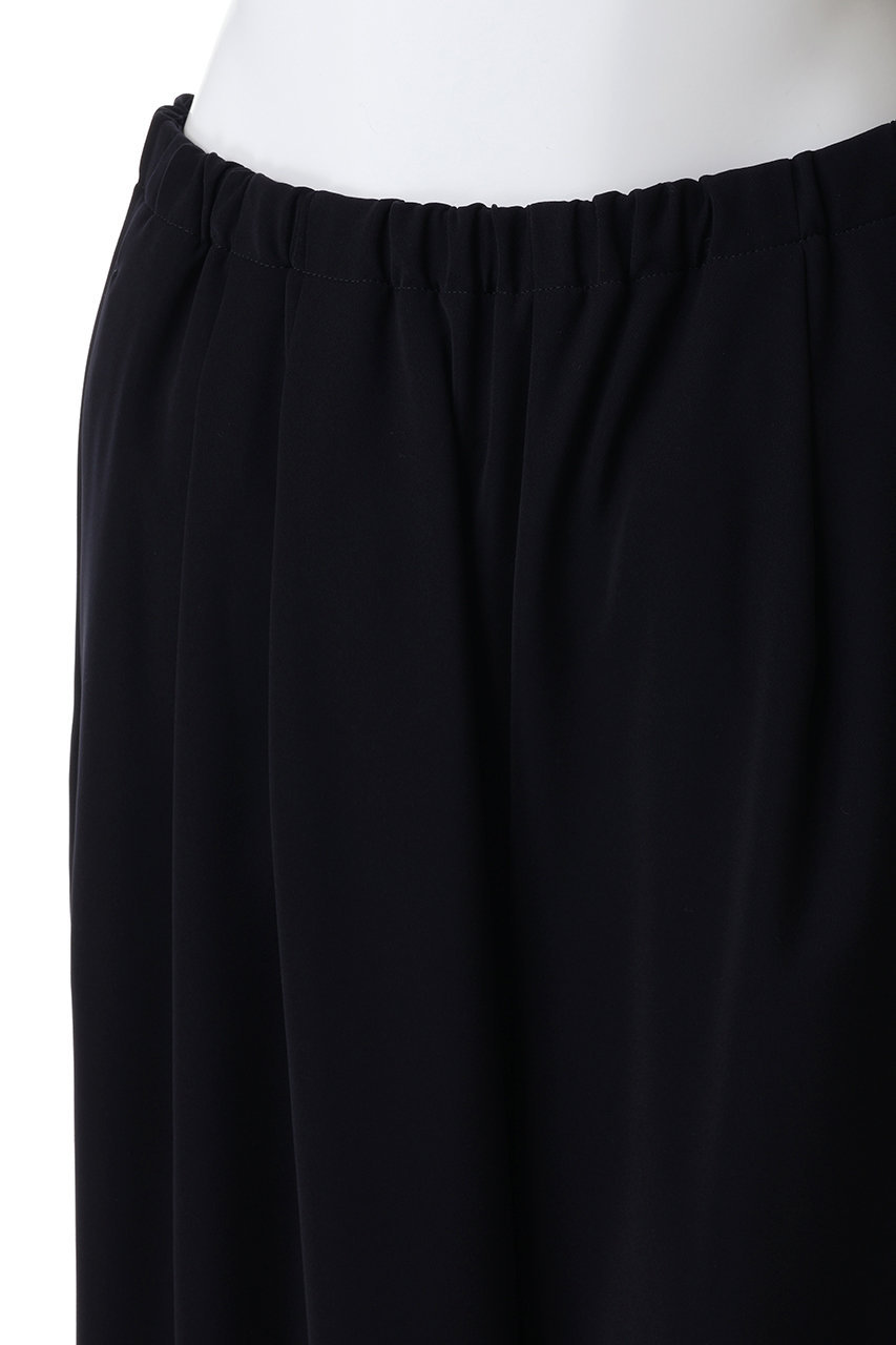 ENFOLD(エンフォルド)｜TAPERED WIDE PANTS/ブラック の通販｜ELLESHOP