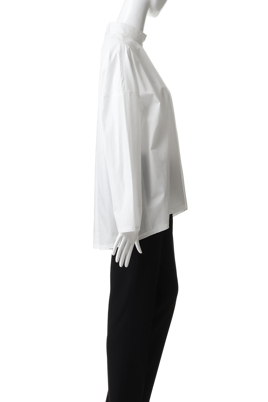 ENFOLD(エンフォルド)｜HIGH-NECK WIDE PULLOVER/ホワイト の通販