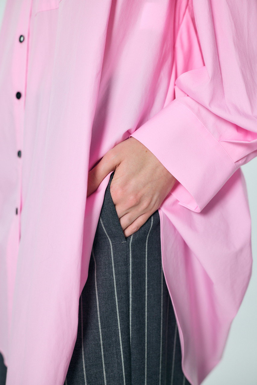 ENFOLD(エンフォルド)｜【1/2 12:00販売開始】SLIT SHIRT/ライトピンク