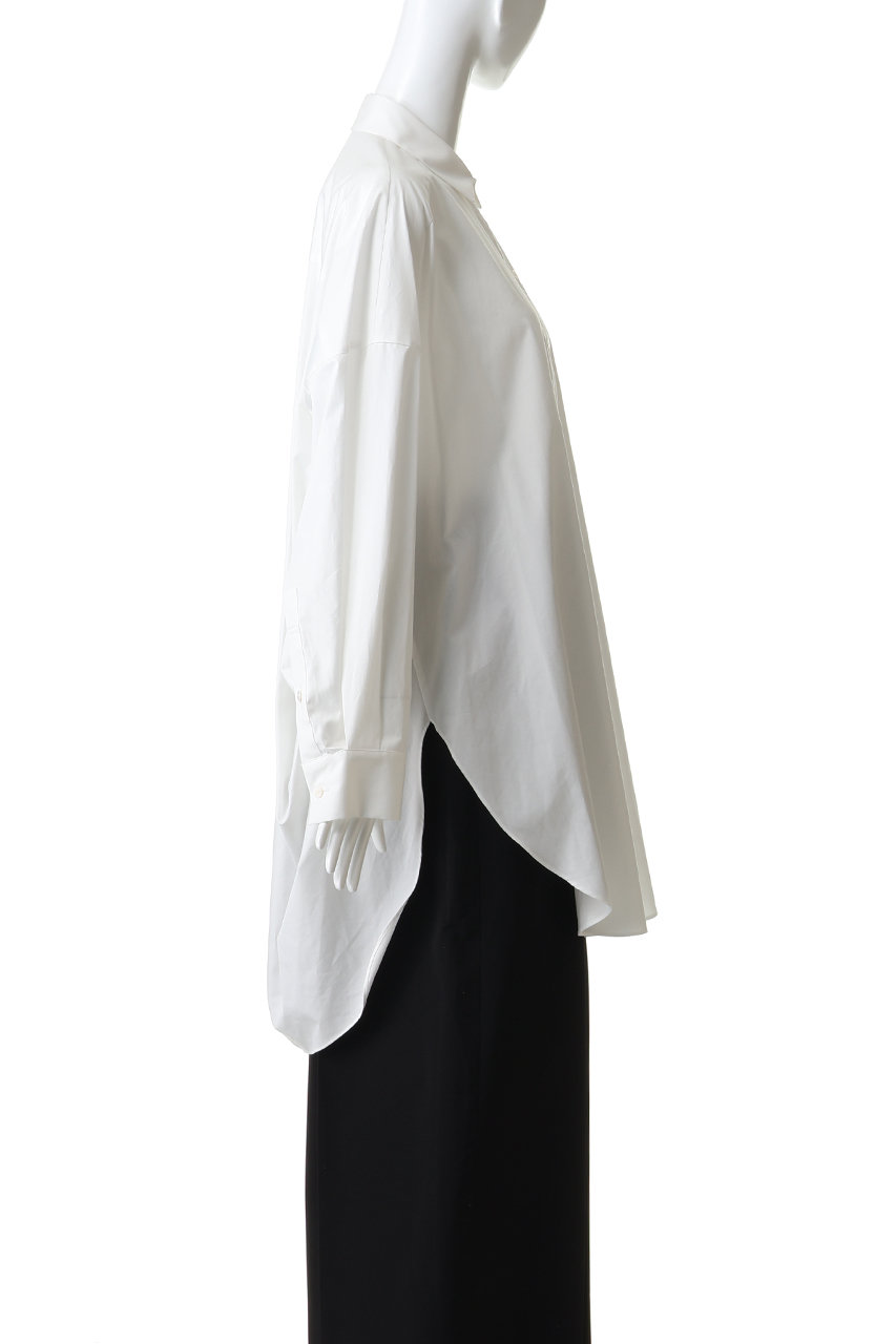 ENFOLD(エンフォルド)｜SLIT SHIRT/ホワイト の通販｜ELLESHOP・(エル