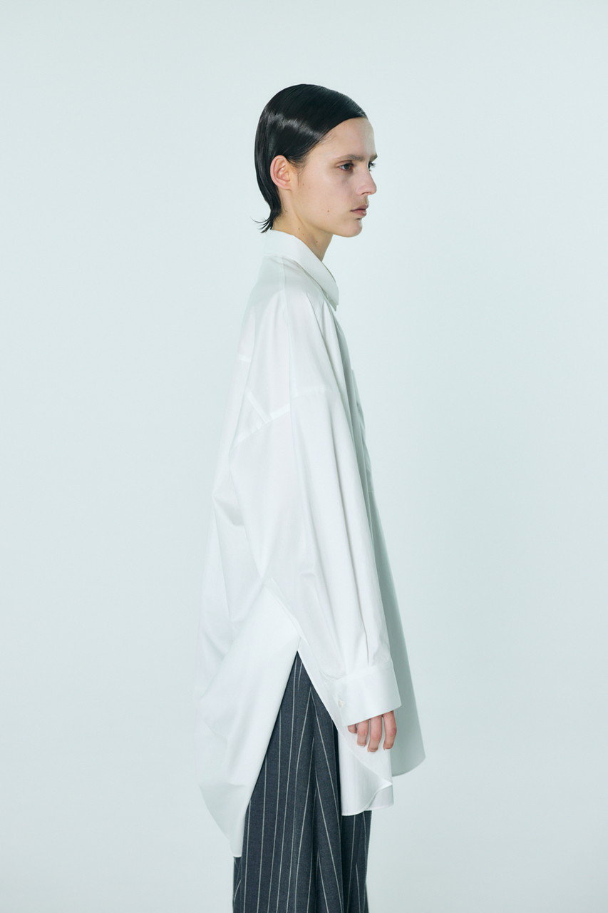 トップス SLIT SHIRT BLOUSE ENFOLD ENFOLD(エンフォルド)｜【1/2 12:00販売開始】SLIT SHIRT/ホワイト の