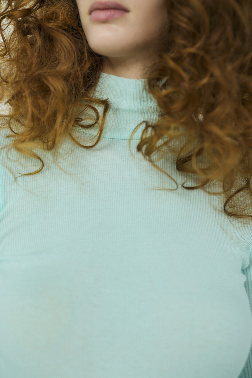 ENFOLD(エンフォルド)｜LONG-SLEEVES T-SHIRT/ミント の通販｜ELLESHOP