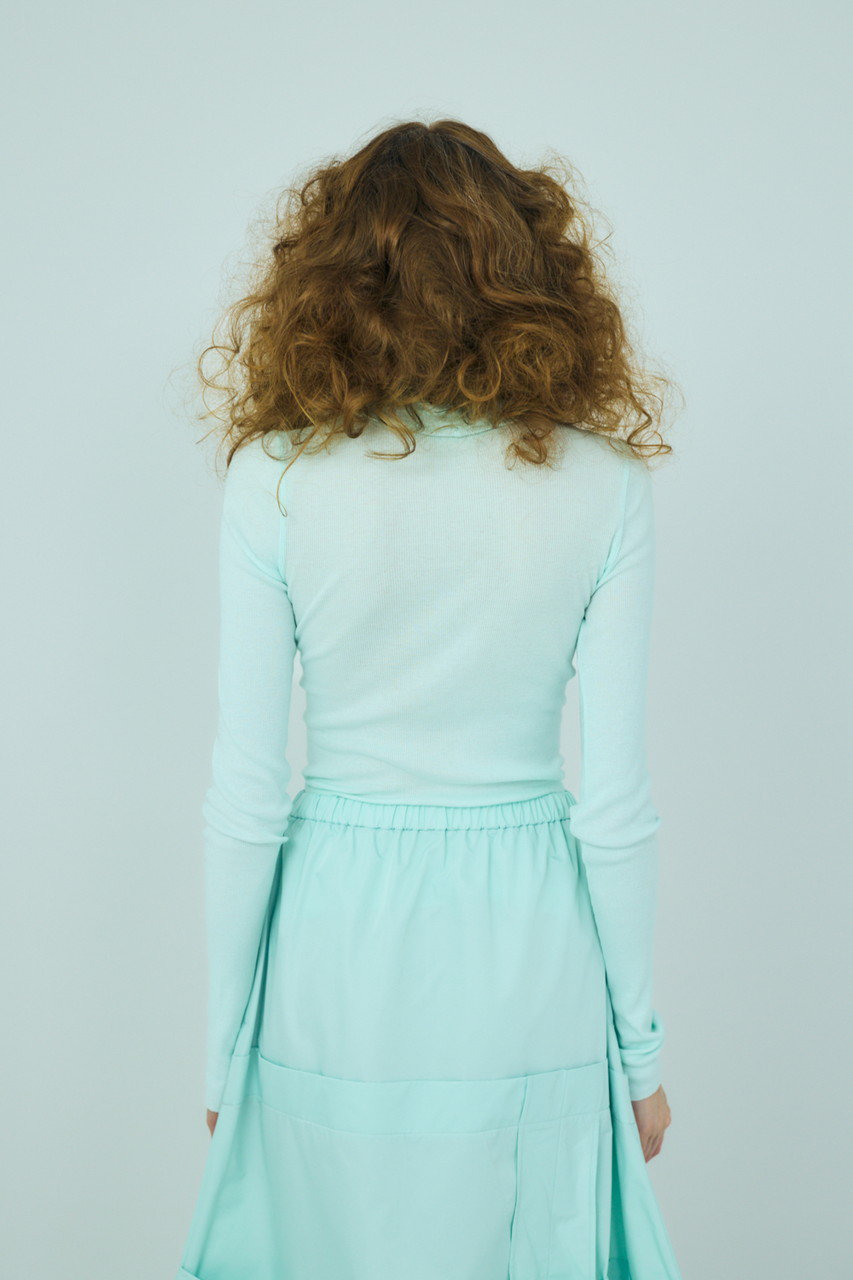 ENFOLD(エンフォルド)｜LONG-SLEEVES T-SHIRT/ミント の通販｜ELLESHOP
