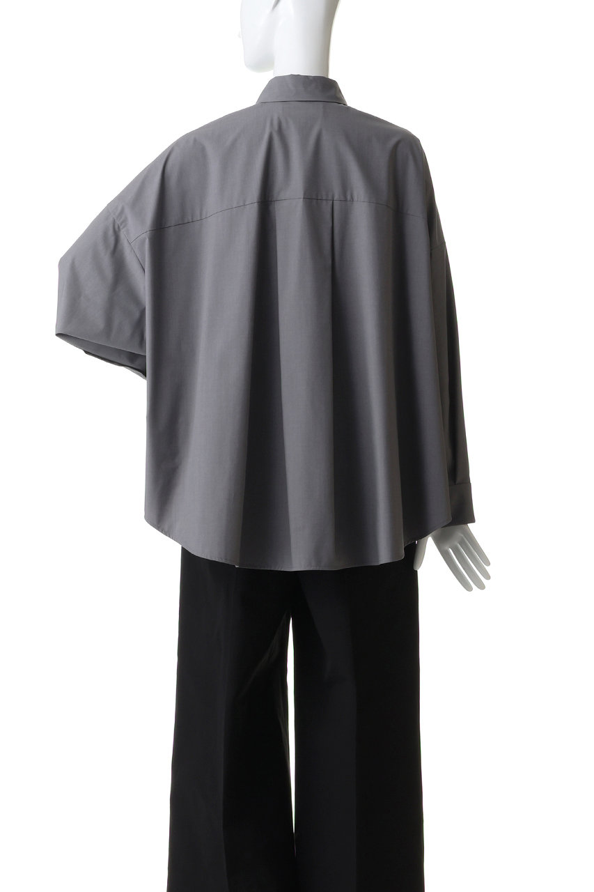 ENFOLD(エンフォルド)｜SPOON OVAL SHIRT/ホワイト の通販｜ELLESHOP