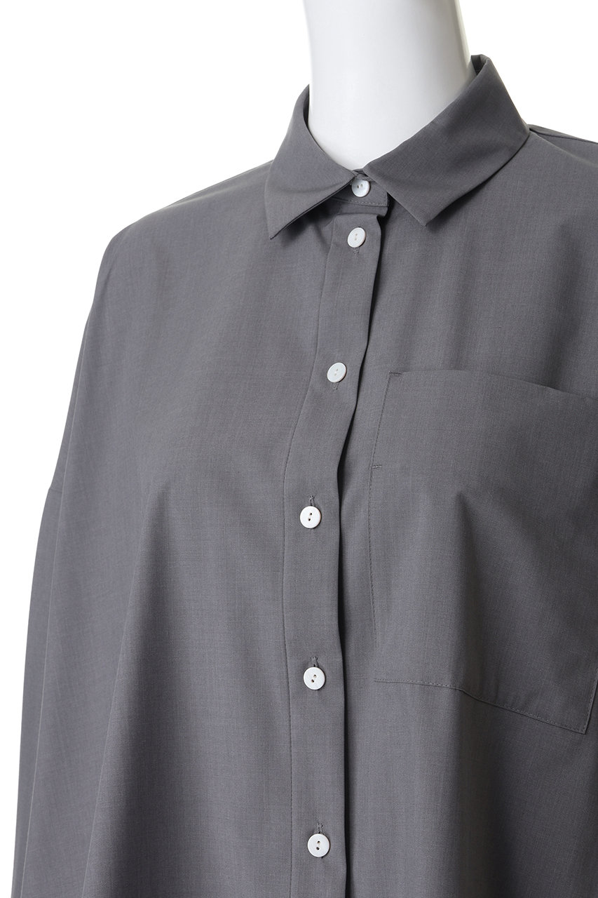 ENFOLD(エンフォルド)｜SPOON OVAL SHIRT/ホワイト の通販｜ELLESHOP