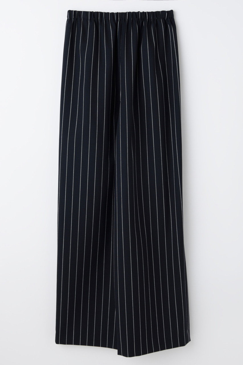 ENFOLD(エンフォルド)|RELAX ELASTIC WIDE-TROUSERS/ダークネイビー ENFOLD(エンフォルド)|RELAX ELASTIC WIDE-TROUSERS/ダークネイビー