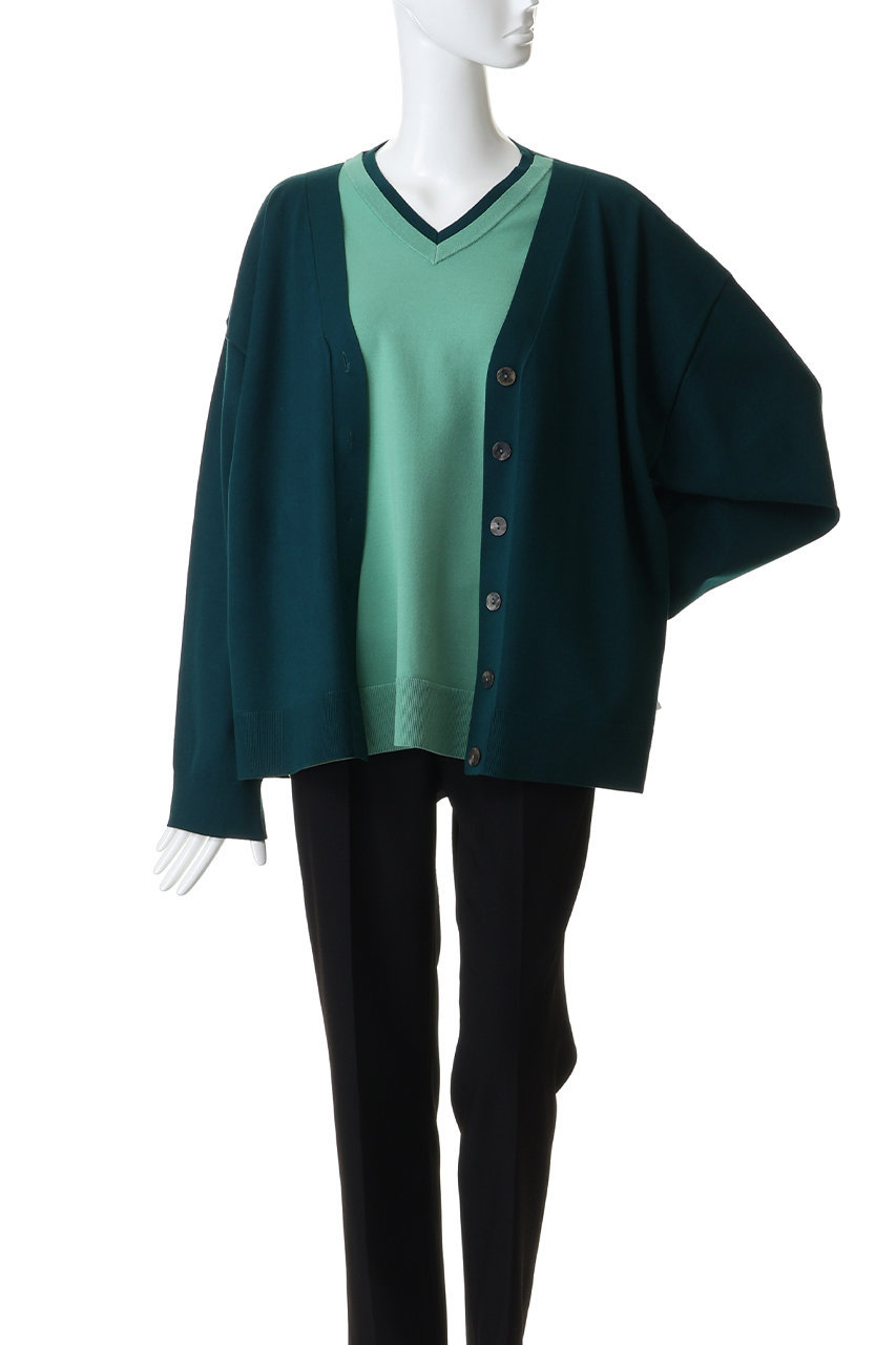 ENFOLD(エンフォルド)｜CLASSIC LAYERED PULLOVER/ライトブルー の通販