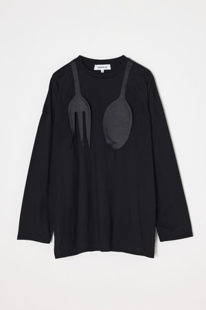 エンフォルド/ENFOLDの【1/14 12:00販売開始】CUTLERY MOTIF LONG-SLEEVE T-SHIRT(110100/110103)