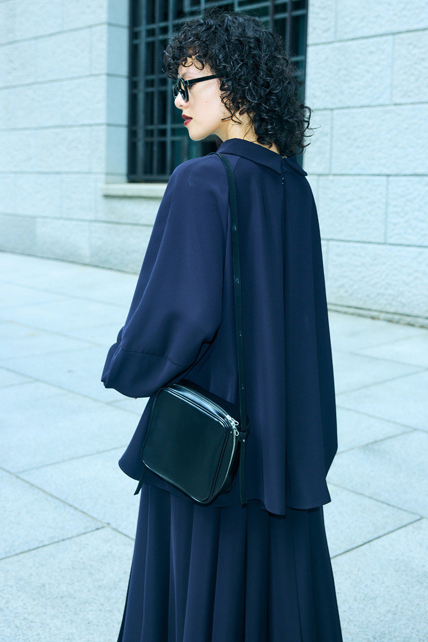 ENFOLD(エンフォルド)｜TWO-WAY SQUARE-BAG/ブラック の通販｜ELLESHOP