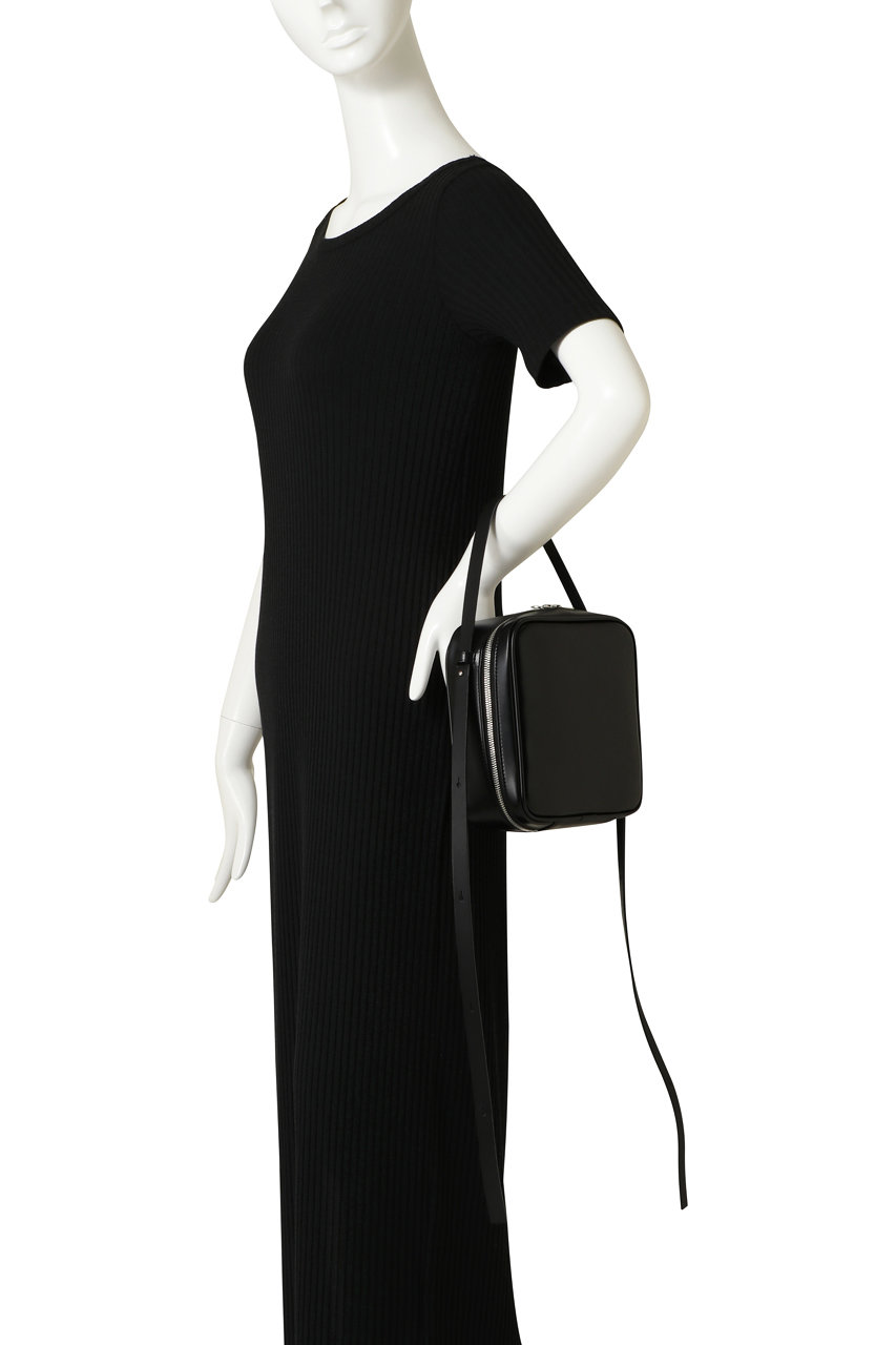 ENFOLD(エンフォルド)｜TWO-WAY SQUARE-BAG/ブラック の通販｜ELLESHOP