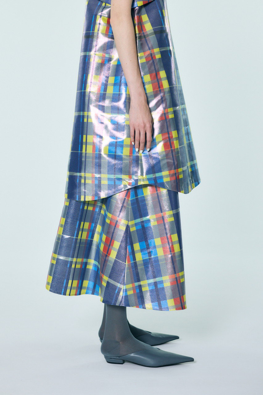 ENFOLD(エンフォルド)｜MINIMAL FLARE-SKIRT/マルチカラー の通販