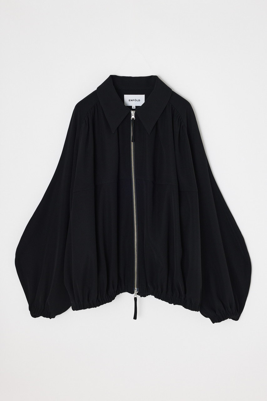 エンフォルド/ENFOLDのZIP-UP JACKET(ブラック/300JS230-2611)