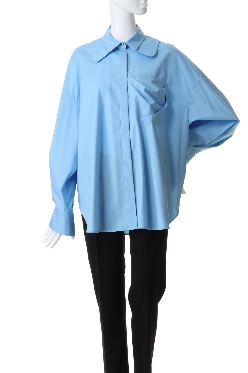 ENFOLD(エンフォルド)｜TULIP SHIRT/ホワイト の通販｜ELLESHOP・(エル