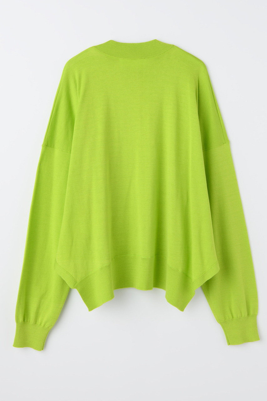 ENFOLD(エンフォルド)｜HIGH-NECK CARDIGAN/ライトグリーン の通販