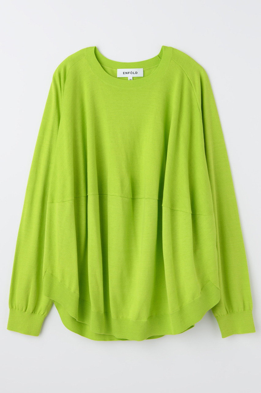 エンフォルド/ENFOLDの【予約販売】FULL-MOON PULLOVER(ライトグリーン/300JS270-0291)