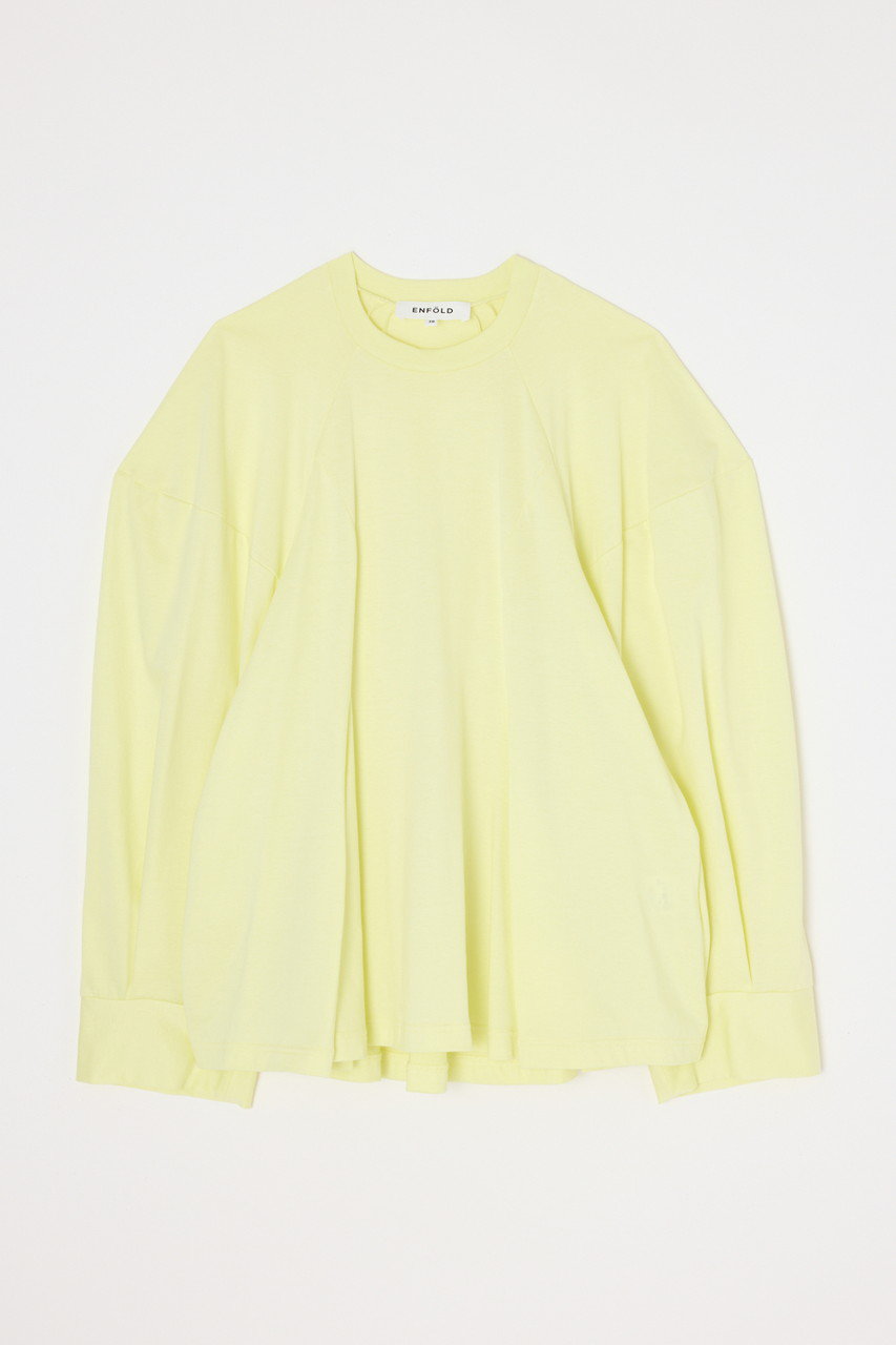 エンフォルド/ENFOLDのSOLID LONG-SLEEVE T-SHIRT(ライトイエロー/300JS180-0981)