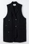 【2/18 12:00販売開始】DOUBLE SUIT VEST エンフォルド/ENFOLD ブラック