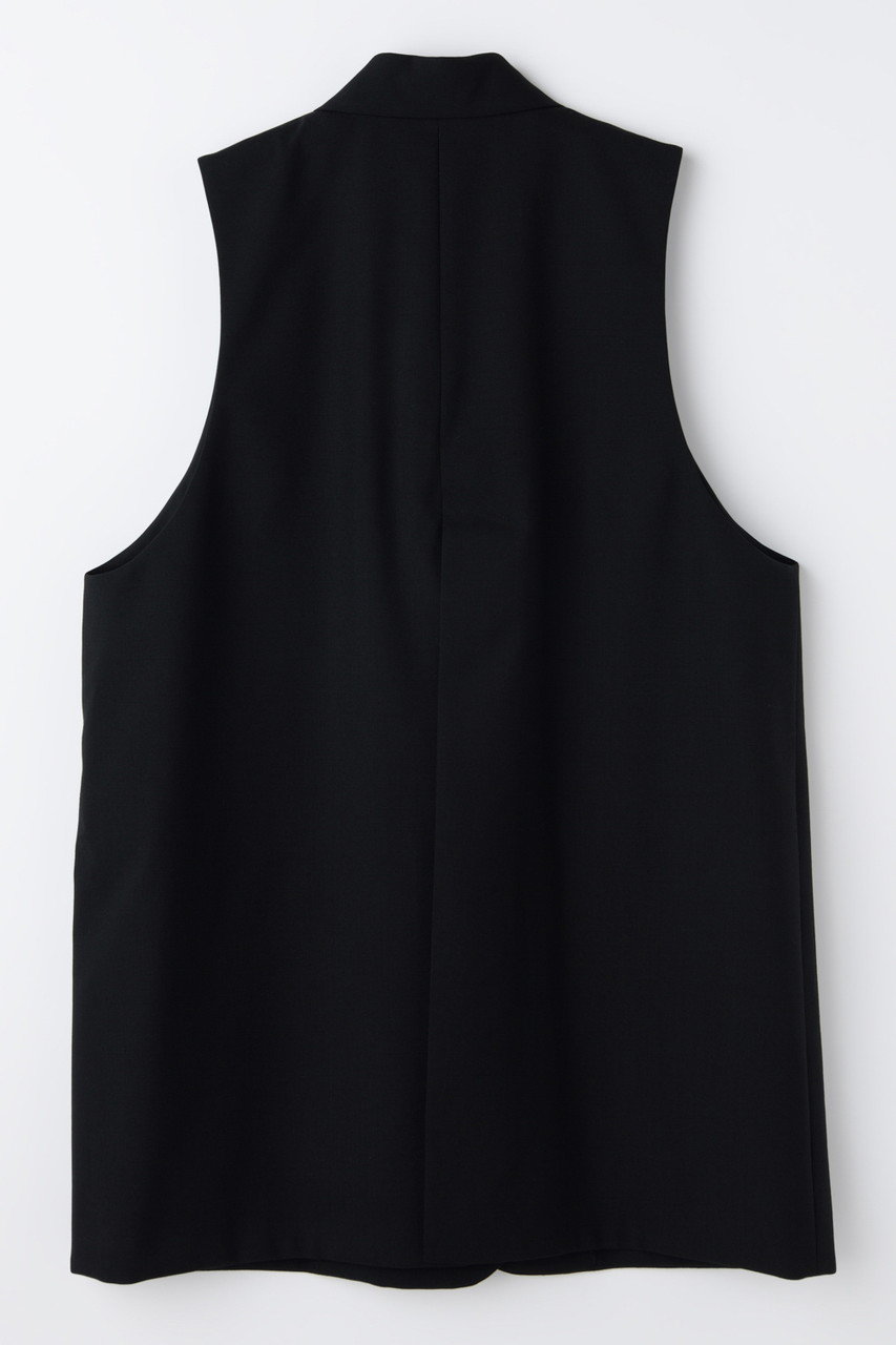 enfold エンフォルド Back Open Vest ベスト ブラック ENFOLD(エンフォルド)｜QUILTING VEST/ベスト/ブラック の通販