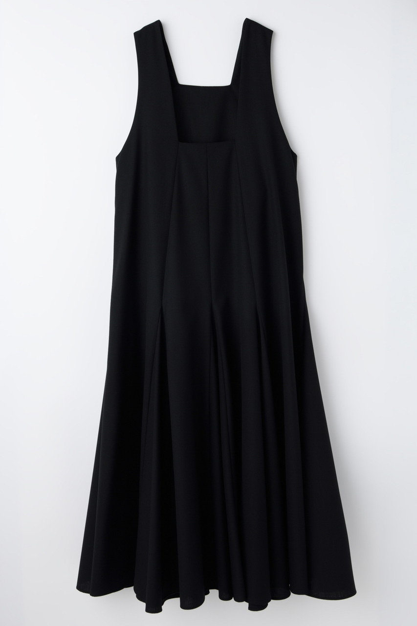 ENFOLD(エンフォルド)｜PANEL FLARE TANK-TOP DRESS/ブラック の通販